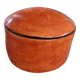 Orange leather box