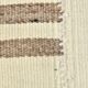 6x9 Cream & Brown Contemporary Vintage Kilim Rug, 184x282Cm
