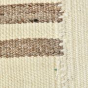 6x9 Cream & Brown Contemporary Vintage Kilim Rug, 184x282Cm