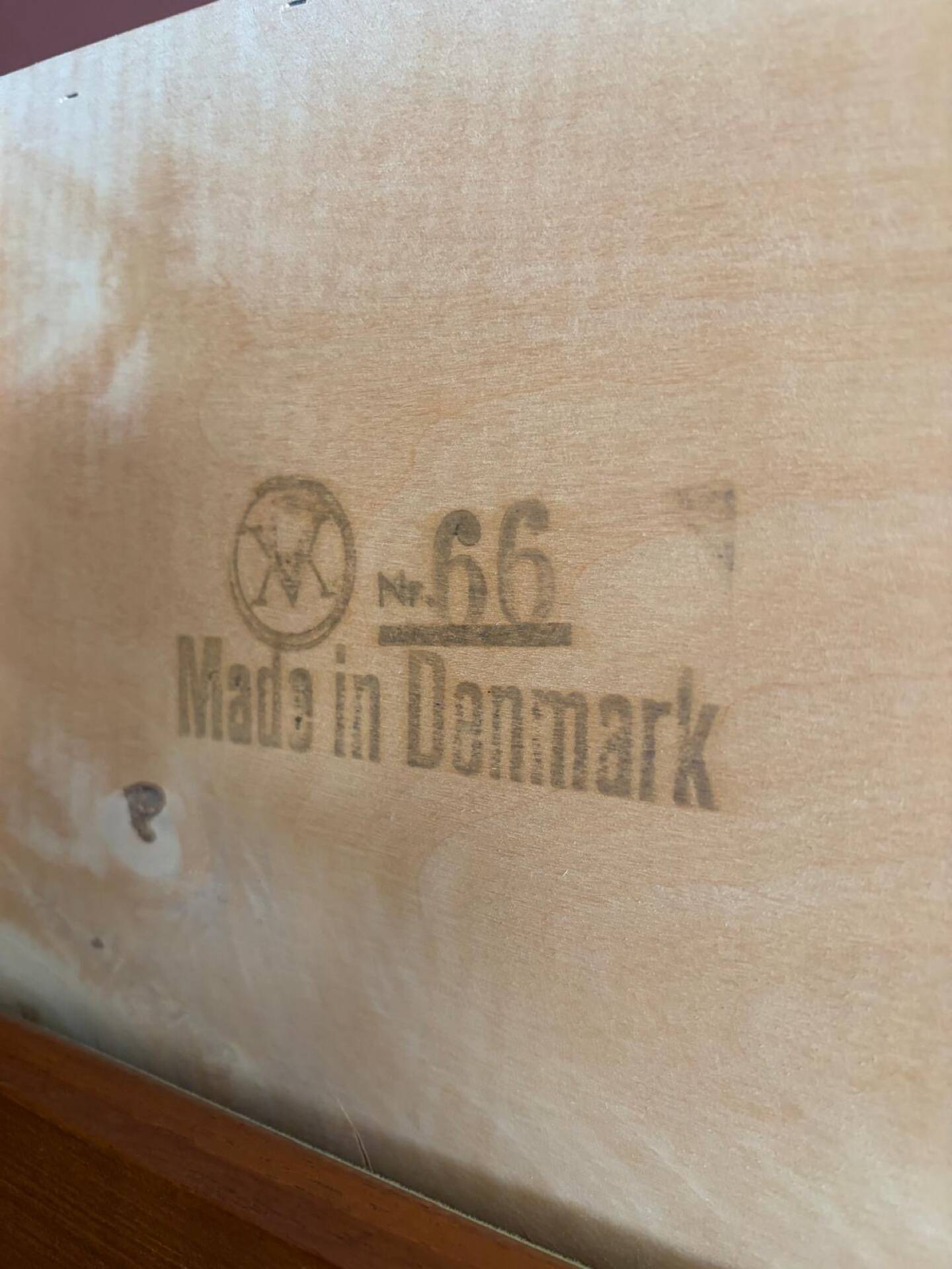 Teak console by Arne Wahl Iversen