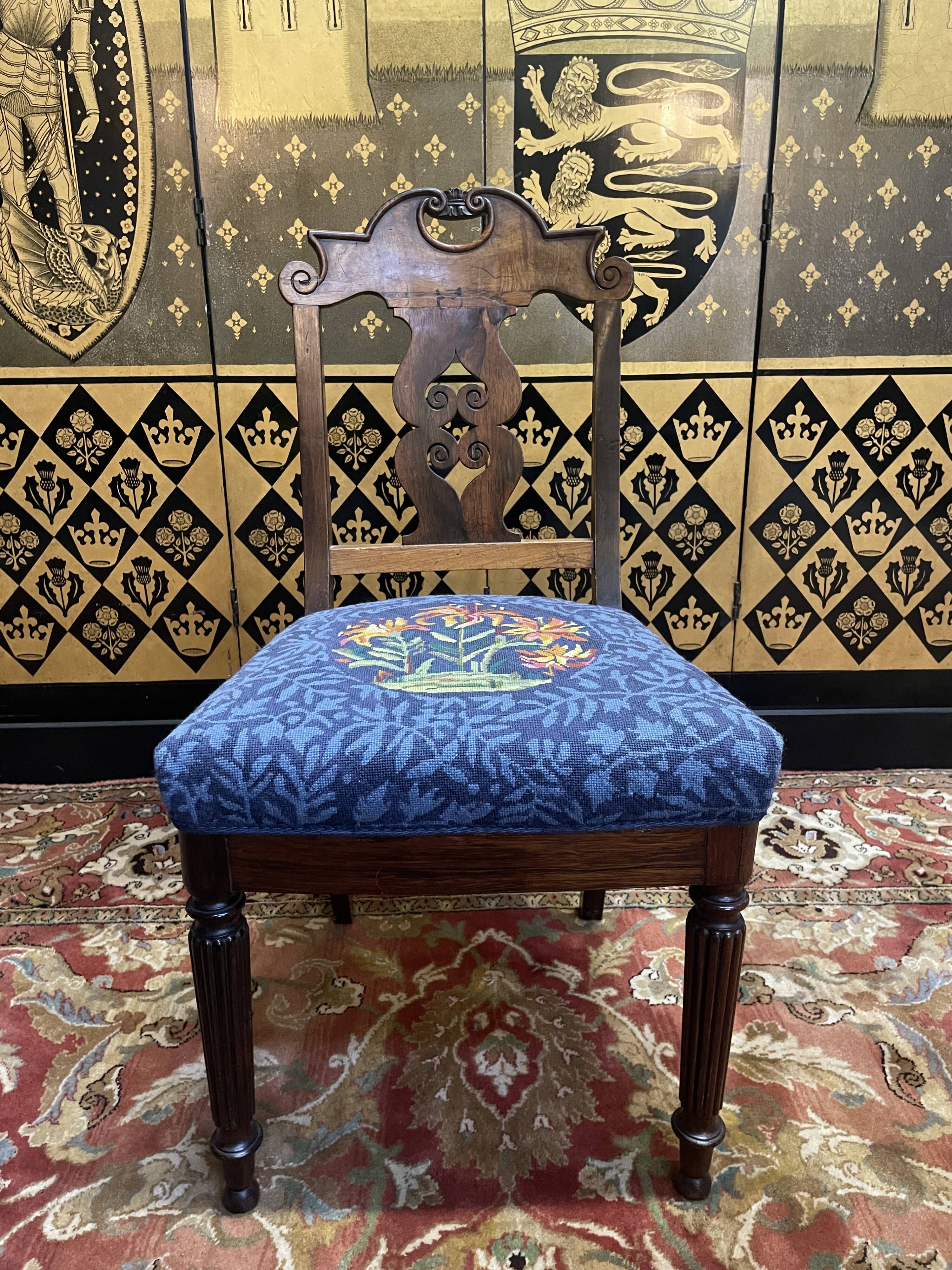 Set of 6 English chairs - Victorian