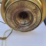 Empire style bouillotte lamp in bronze and sheet metal