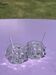 Set - 2 pieces salt shakers with crystal spoon