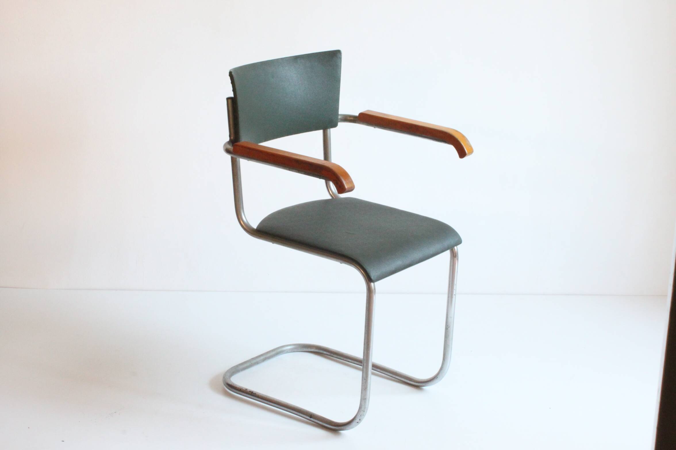 Art deco tubular Armchairs, 1930s set of two