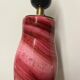 Marbled pink glass lamp base by René Courson (1980/90)