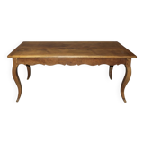 Louis XV Style Table in Walnut, Late 19th Century