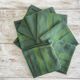 8 damask checkered napkins - cotton - 50x50 cm