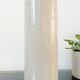 Vintage glazed stoneware cylinder vase - 1970