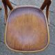 Set de 2 chaises bistrot fischel 1930, assises bois