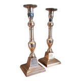 La Redoute x Selency pair of brass candle holders 14