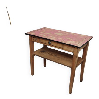 Small Vintage Workshop Table - Console Table