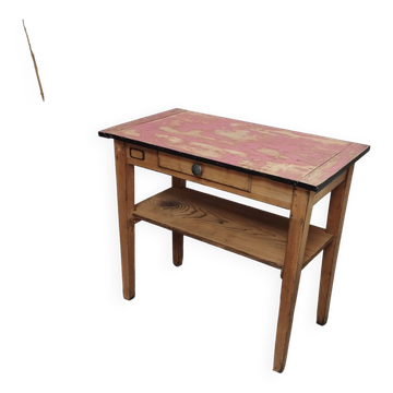 Small Vintage Workshop Table - Console Table