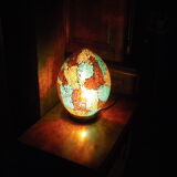 Mosaic egg lamp