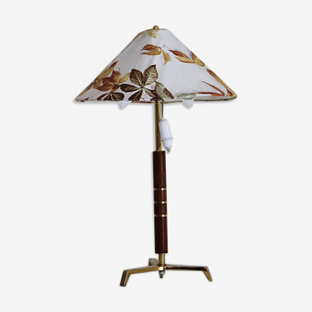 Midcentury tripod table lamp, austria, 1950