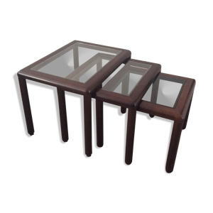Série de 3 tables gigognes