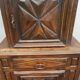 Louis XIII style two-piece recessed high wardrobe