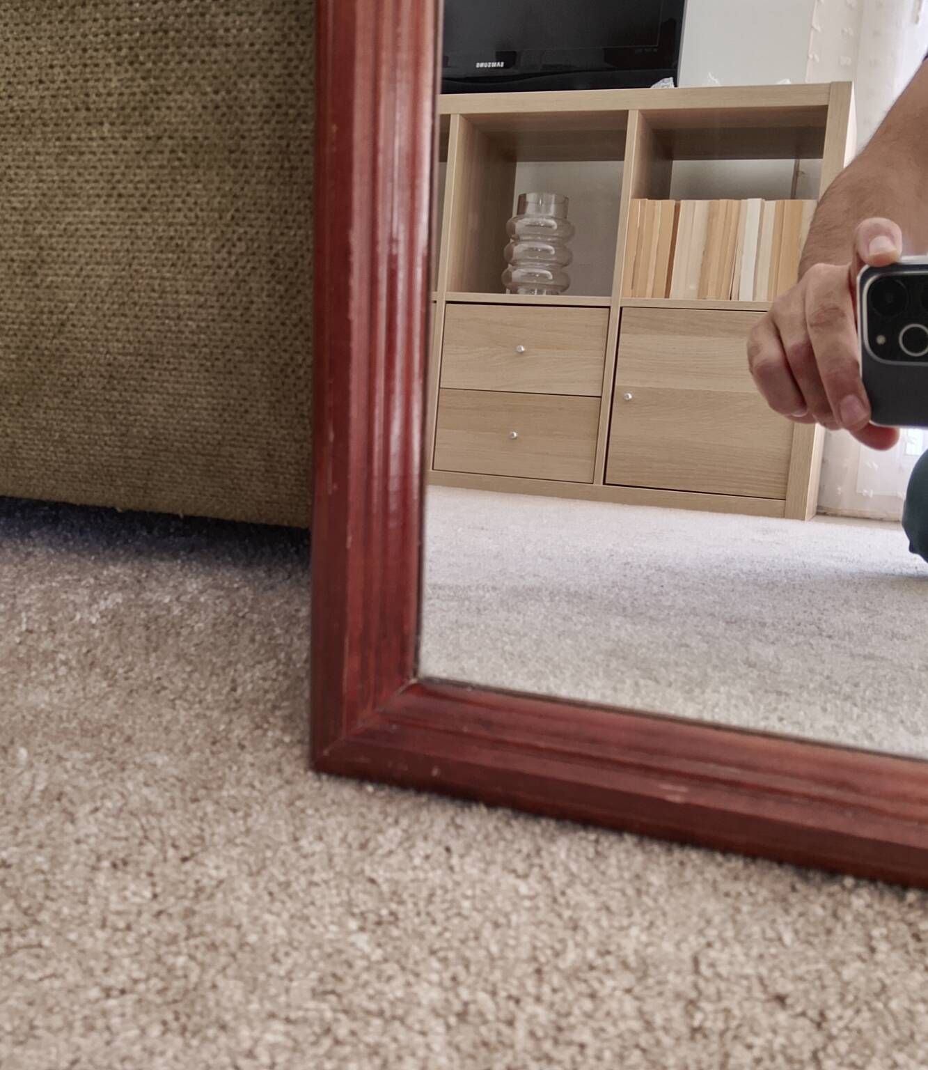 Miroir vintage style Louis Philippe/Queen Anne