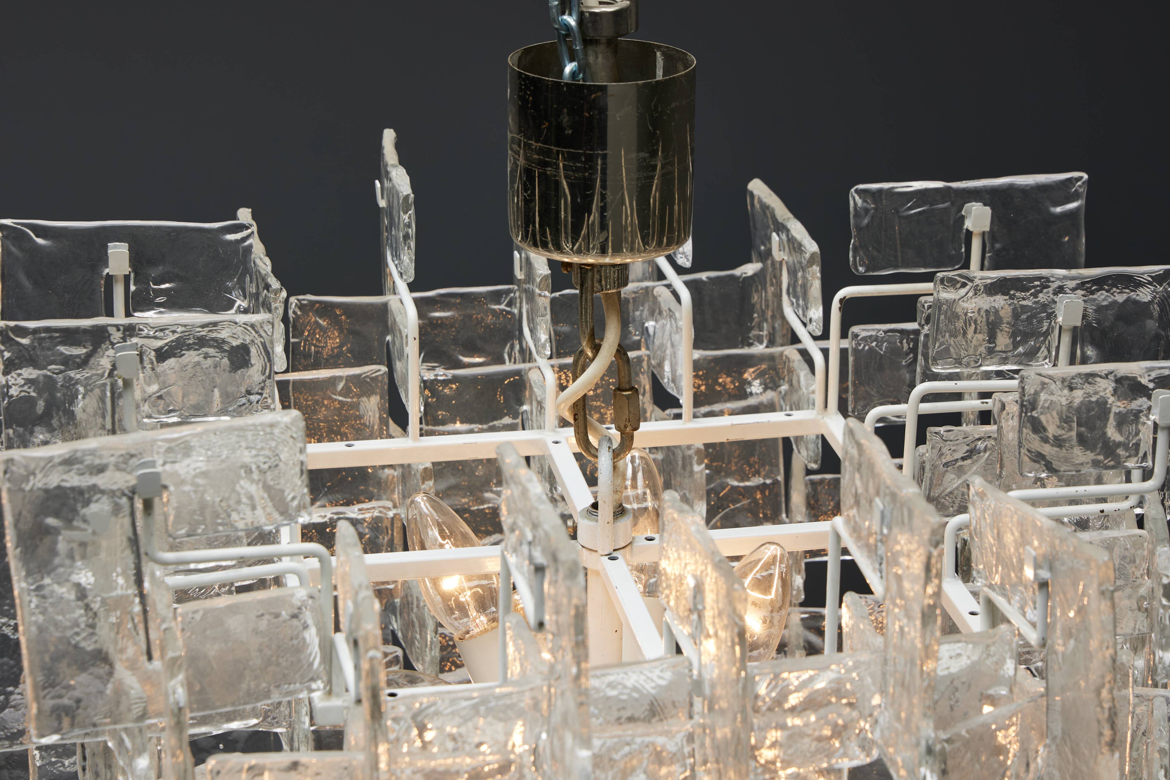 Large Chandelier by Carlo Nason for Mazzega, Italy, 1960s