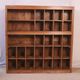 Old craft furniture - hotel with 27 burmese teak lockers