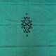 Tapis berbère en coton verts 140 x 225 cm