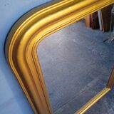 Louis Philippe mirror in gilded wood, 19th century - 110 cm
