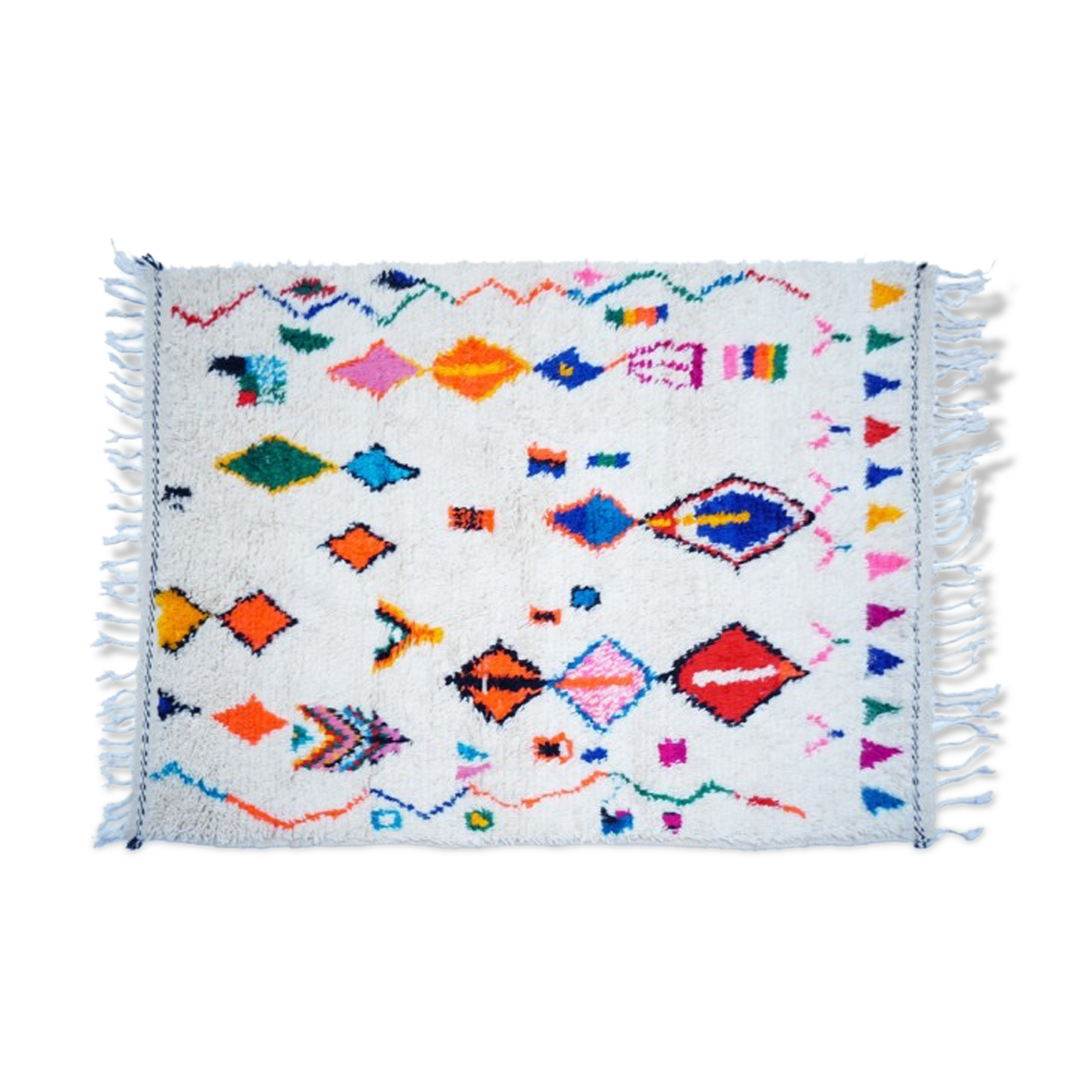 Tapis berbère coloré 200x136cm
