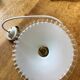 Vintage white opaline pendant lamp