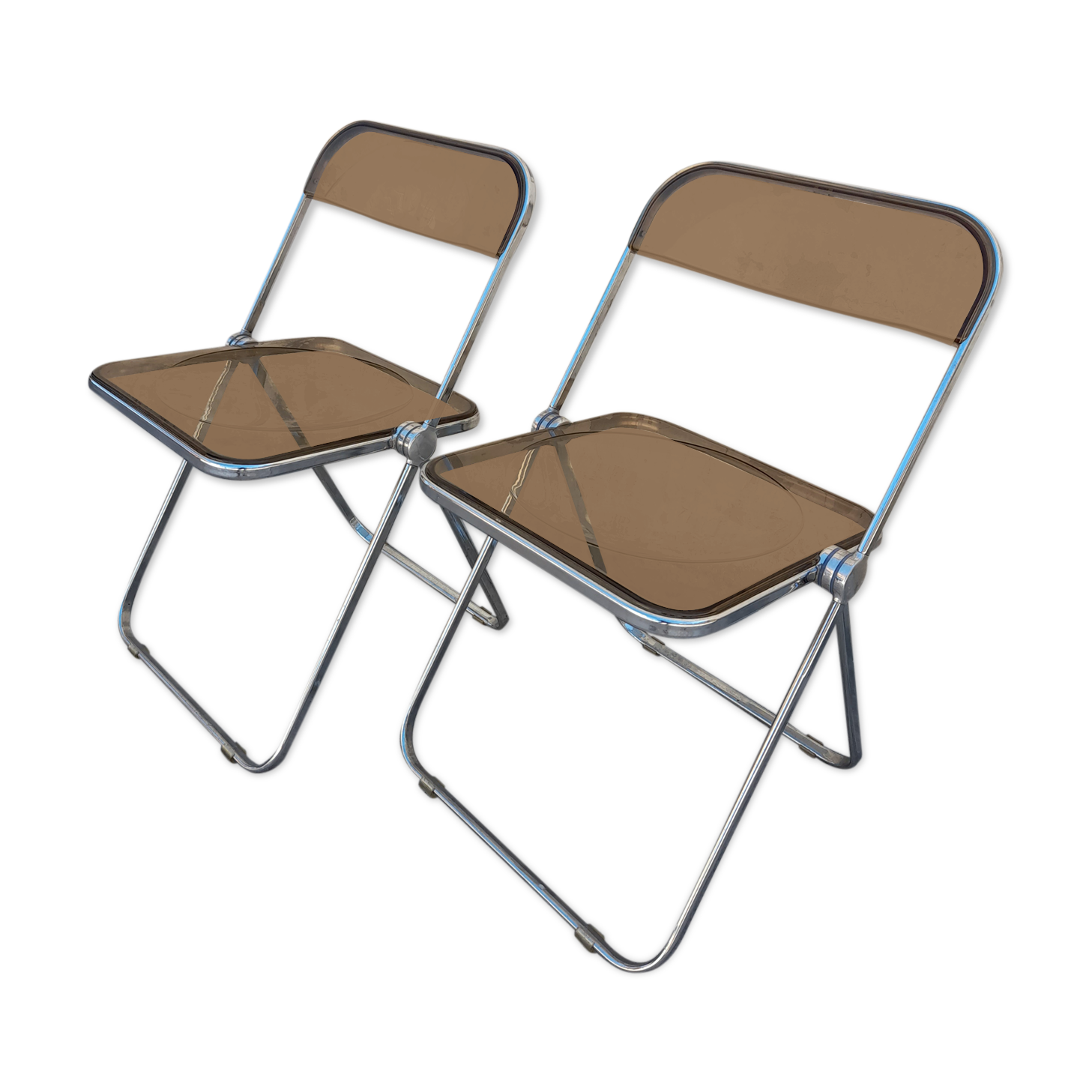 Pair of Castelli chairs signed italy Design