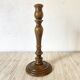 Bougeoir en bois tourné 26 cm