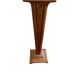 Antique wooden and marble column pedestal – Art Deco style