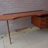 Mid-Century Dutch Modern Writing Desk by Louis Van Teeffelen for Wébé, 1950s