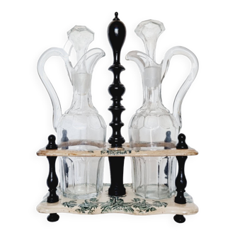 Napoleon III Style Oil and Vinegar Set from the 19th Century