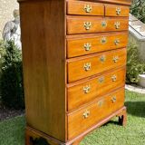Semainier with support height in Mahogany