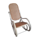 Rocking-chair "vintage" white and canning.