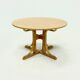 Architectural Bentwood Round Dining Table 1980s