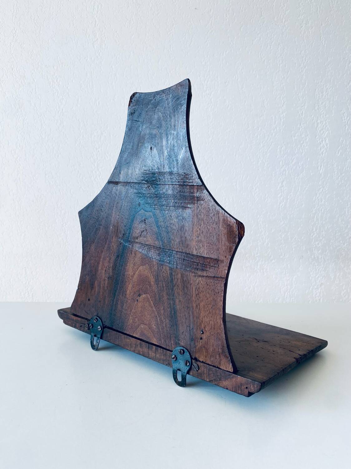 Antique wooden wall shelf