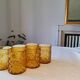 Pernod amber glasses