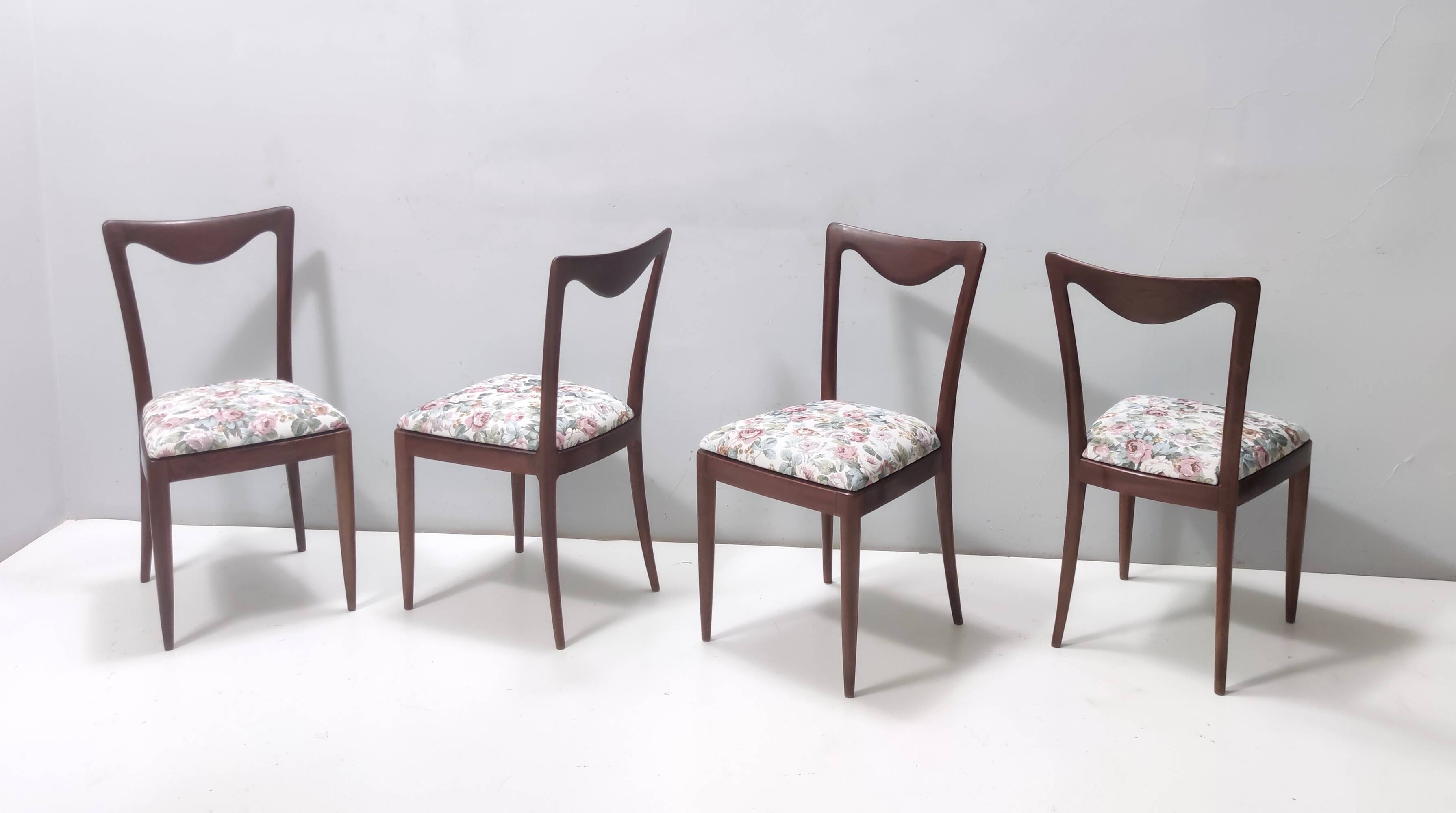 Vintage 1950s Set of Four Chairs by Carlo Enrico Rava, Made in Italy