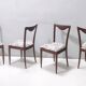 Vintage 1950s Set of Four Chairs by Carlo Enrico Rava, Made in Italy