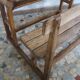 School desk wood 2 places