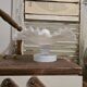 Vintage Flower / White Shell Wall Light – Very beautiful artistic model