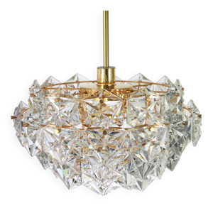 lustre en laiton doré - 1970