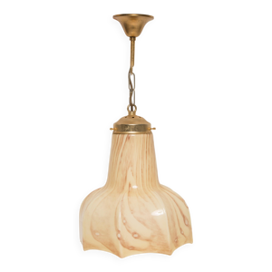 Suspension beige en céramique