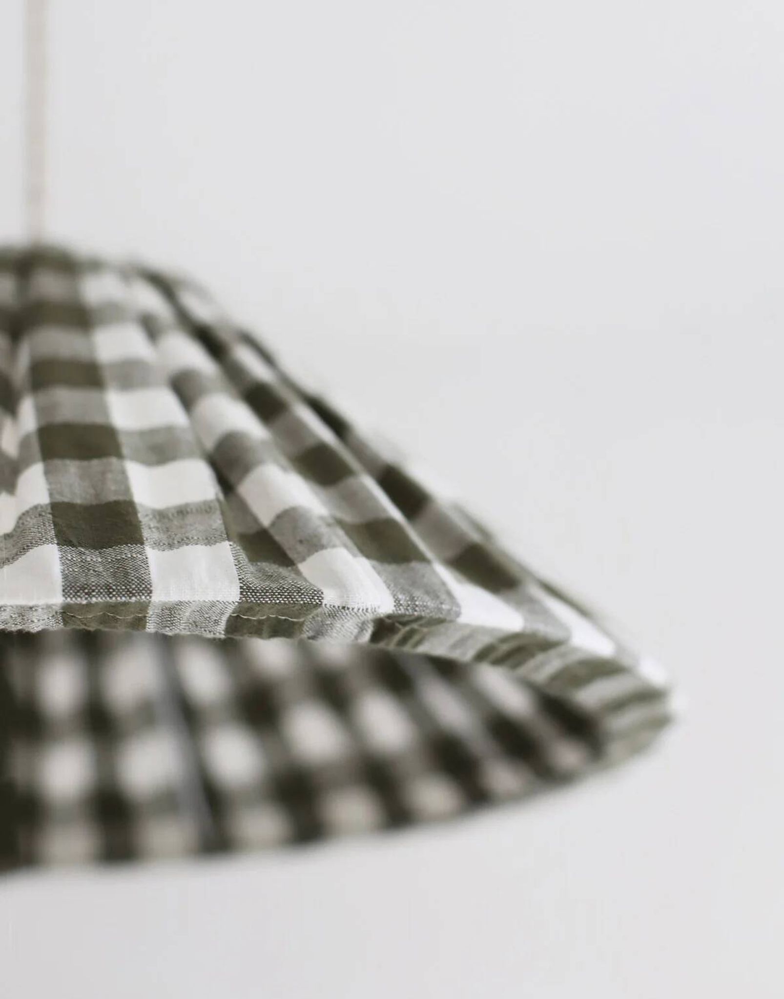 Malala "khaki" large tile conical pendant light
