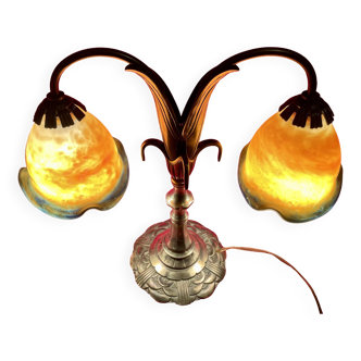 Lampe double "Tief", Art Déco 1920