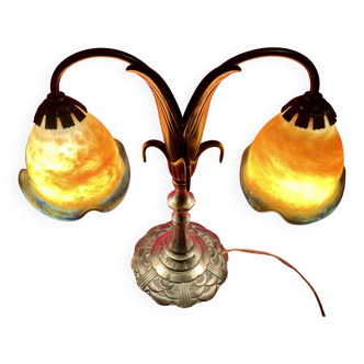 "Tief" double lamp, Art Deco 1920