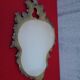 Louis XV style rocaille mirror in wood and gilded stucco