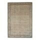 1970s Vintage Turkish Oushak Handmade Wool Cotton Brown Area Rug 193x275