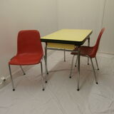 Formica table and two chairs