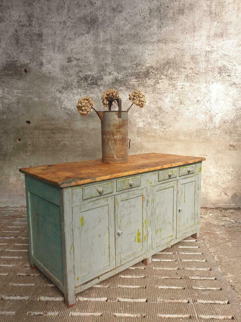 Old kitchen island workbench or sidetable